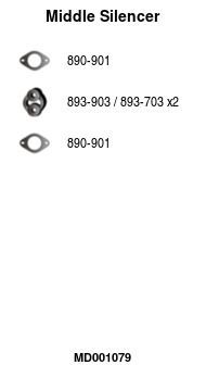 Vidurinis duslintuvas FA1 MD001079