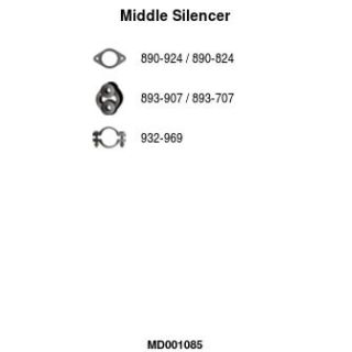 Vidurinis duslintuvas FA1 MD001085