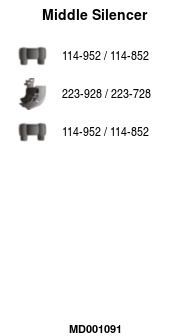 Vidurinis duslintuvas FA1 MD001091