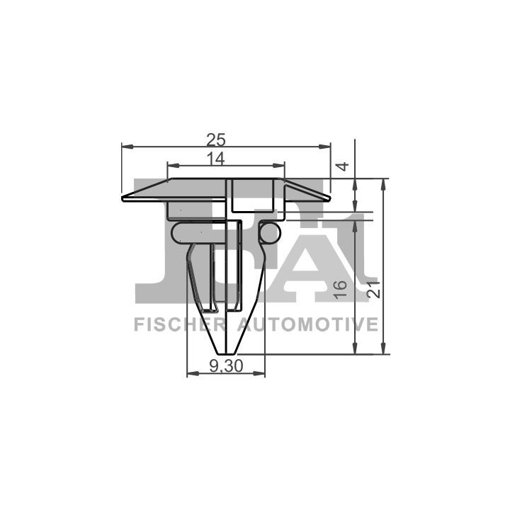 Sąvarža, atšvaitas / apsaugos juosta FA1 10-10004.10