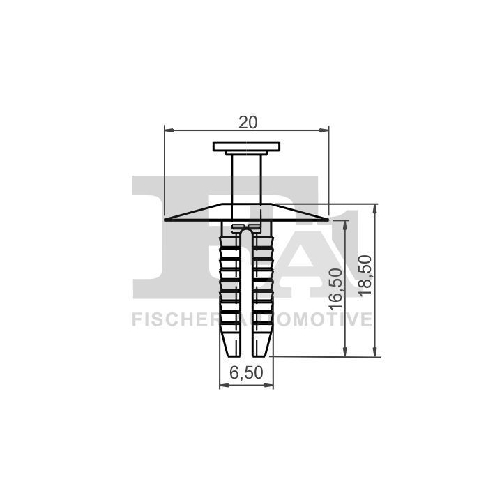 Sąvarža, atšvaitas / apsaugos juosta FA1 10-20006.25