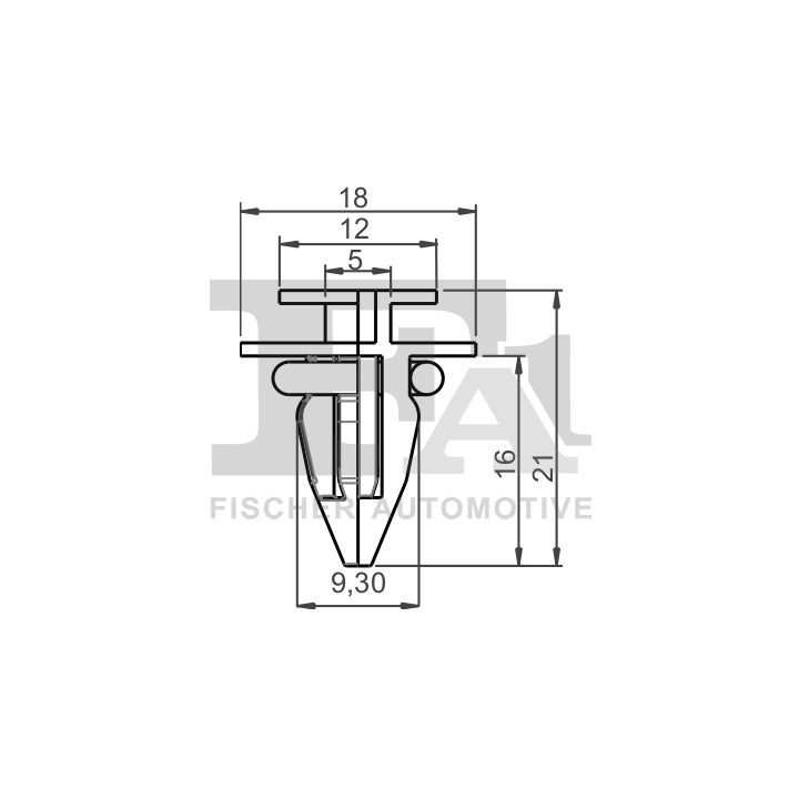 Sąvarža, atšvaitas / apsaugos juosta FA1 10-40015.5