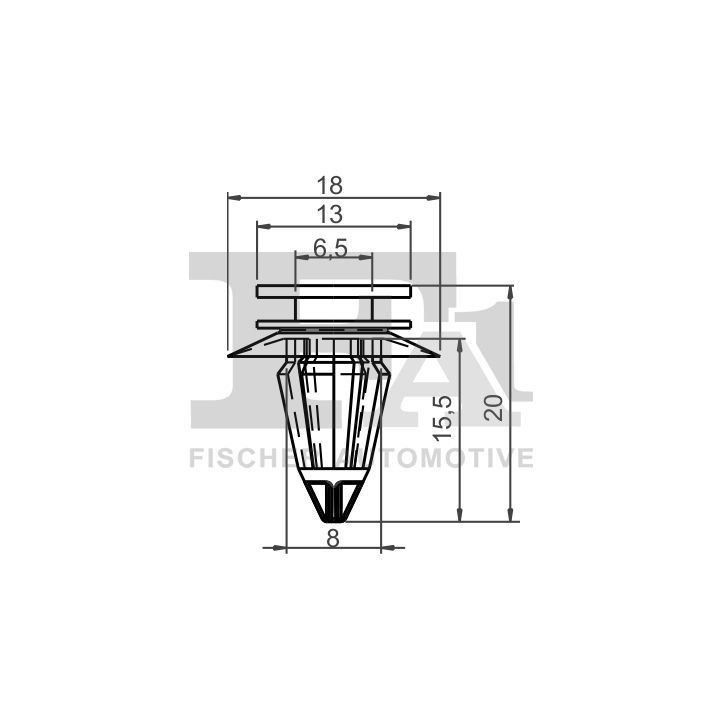 Sąvarža, atšvaitas / apsaugos juosta FA1 10-40023.25