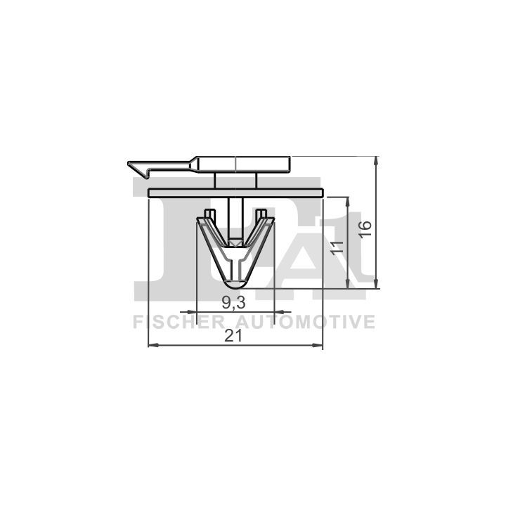Sąvarža, atšvaitas / apsaugos juosta FA1 10-40065.25