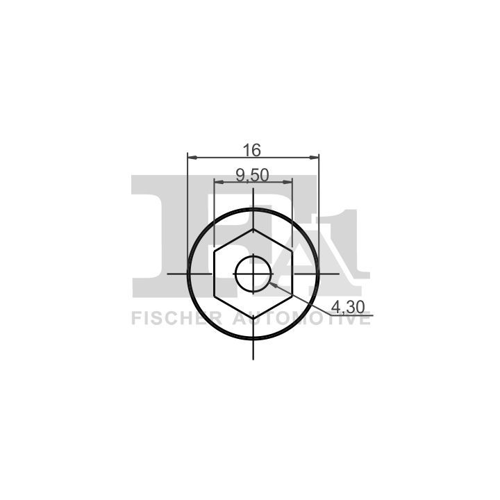 Sąvarža, atšvaitas / apsaugos juosta FA1 12-70010.5