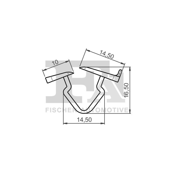 Sąvarža, atšvaitas / apsaugos juosta FA1 21-10004.5