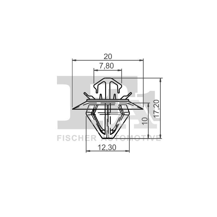 Sąvarža, atšvaitas / apsaugos juosta FA1 21-40038.25
