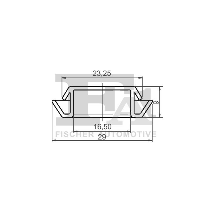 Sąvarža, atšvaitas / apsaugos juosta FA1 22-10017.25
