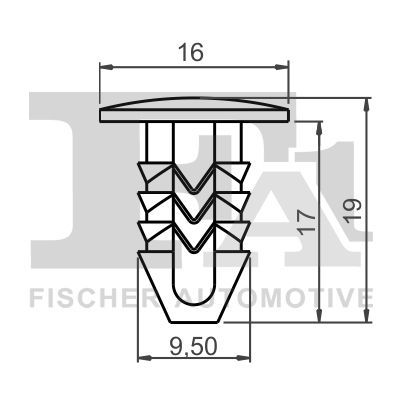 Sąvarža, atšvaitas / apsaugos juosta FA1 33-10003.25