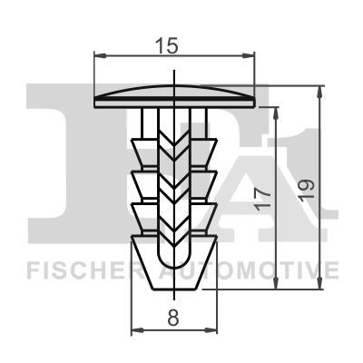 Sąvarža, atšvaitas / apsaugos juosta FA1 33-10004.10