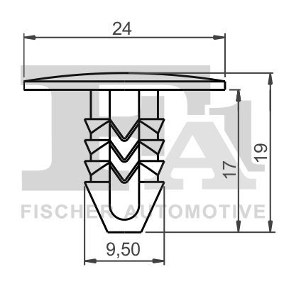 Sąvarža, atšvaitas / apsaugos juosta FA1 33-10013.25