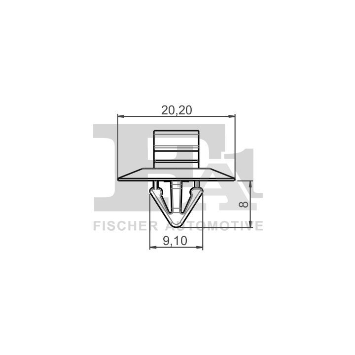 Sąvarža, atšvaitas / apsaugos juosta FA1 33-40005.25