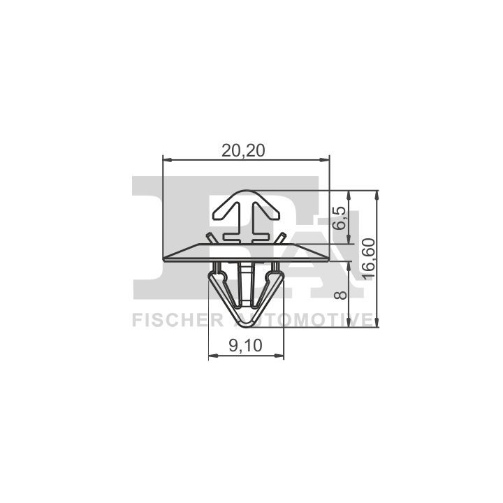 Sąvarža, atšvaitas / apsaugos juosta FA1 33-40014.25