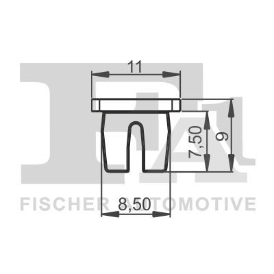 Sąvarža, atšvaitas / apsaugos juosta FA1 33-60008.10