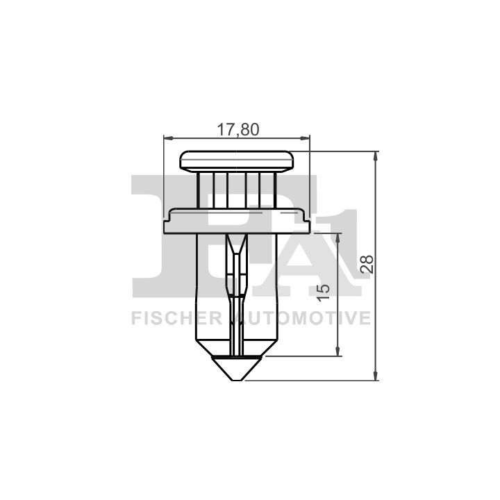 Sąvarža, atšvaitas / apsaugos juosta FA1 72-30003.10