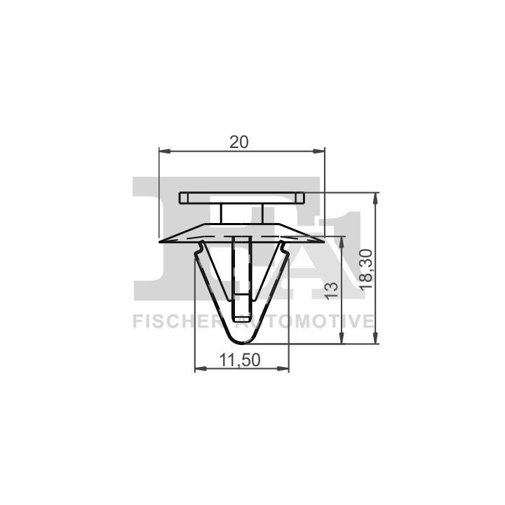 Sąvarža, atšvaitas / apsaugos juosta FA1 73-40001.10