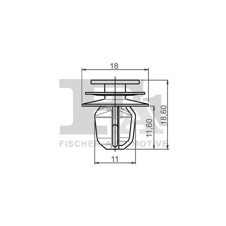 Sąvarža, atšvaitas / apsaugos juosta FA1 73-40004.25