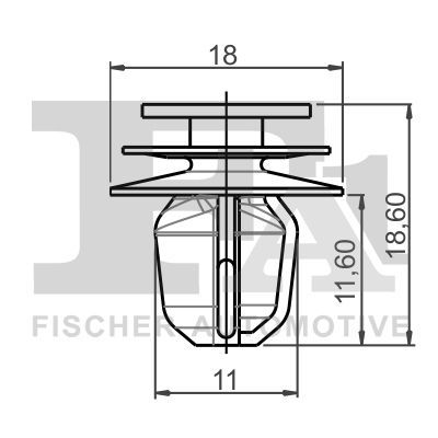 Sąvarža, atšvaitas / apsaugos juosta FA1 73-40004.5
