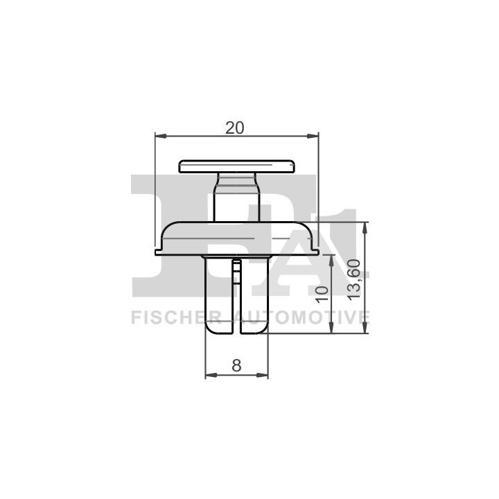 Sąvarža, atšvaitas / apsaugos juosta FA1 74-20002.25