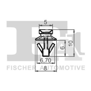 Sąvarža, atšvaitas / apsaugos juosta FA1 74-40002.10