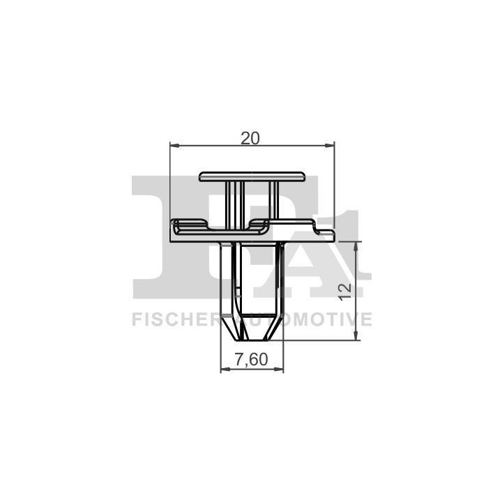 Sąvarža, atšvaitas / apsaugos juosta FA1 75-20002.5