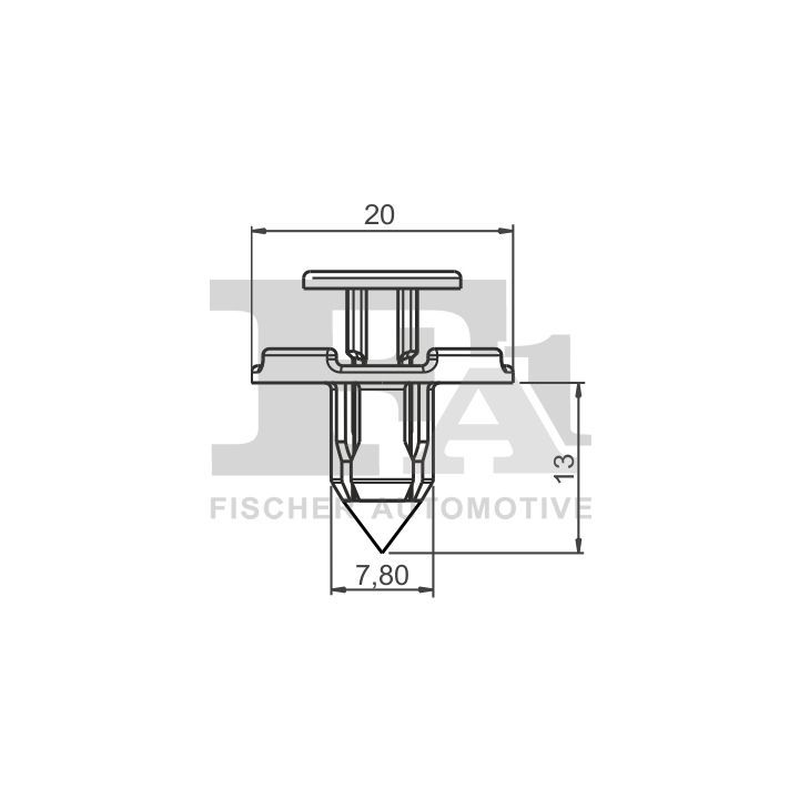 Sąvarža, atšvaitas / apsaugos juosta FA1 75-30005.10