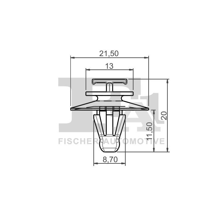 Sąvarža, atšvaitas / apsaugos juosta FA1 75-40010.25