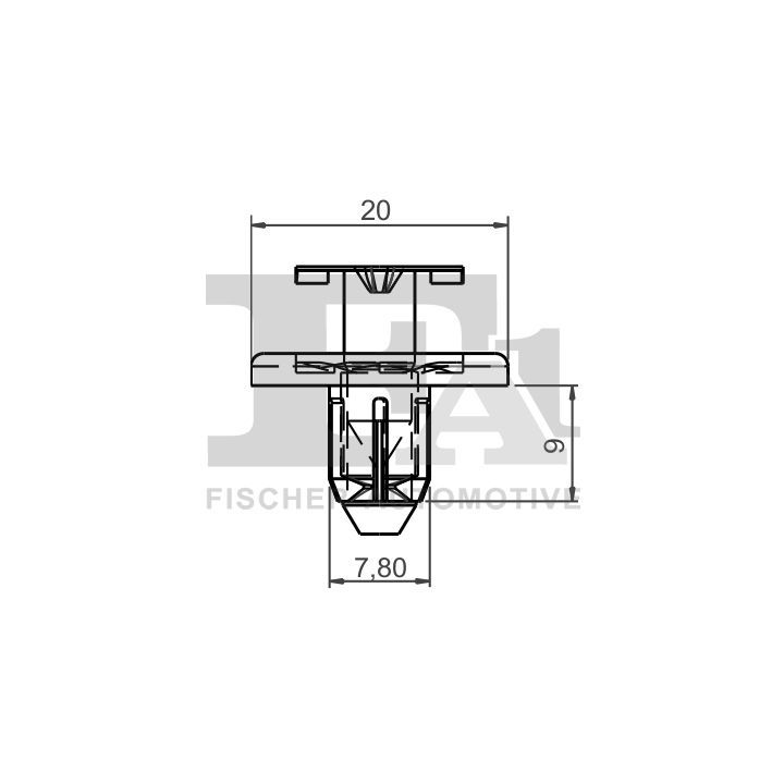 Sąvarža, atšvaitas / apsaugos juosta FA1 78-30006.10