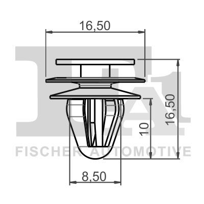 Sąvarža, atšvaitas / apsaugos juosta FA1 78-40009.10