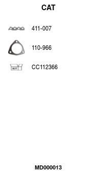 Kolektoriaus katalizatorius FA1 MD000013