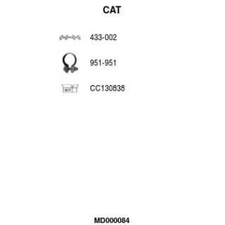 Kolektoriaus katalizatorius FA1 MD000084