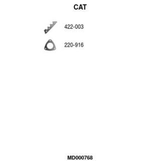 Kolektoriaus katalizatorius FA1 MD000768