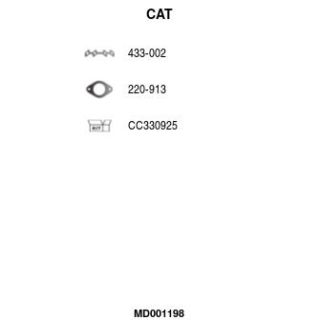 Kolektoriaus katalizatorius FA1 MD001198