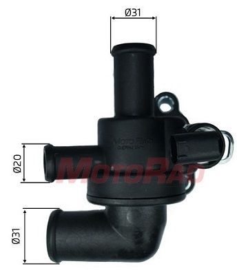 Termostatas, aušinimo skystis MOTORAD 679-91K
