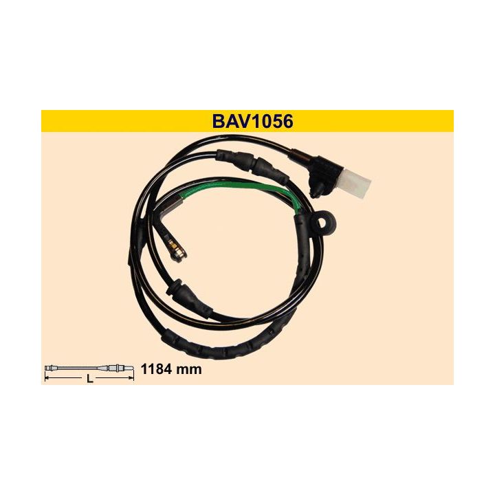 įspėjimo kontaktas, stabdžių trinkelių susidėvėjimas BARUM BAV1056