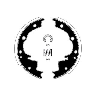 Stabdžių trinkelių komplektas RAICAM RA20251