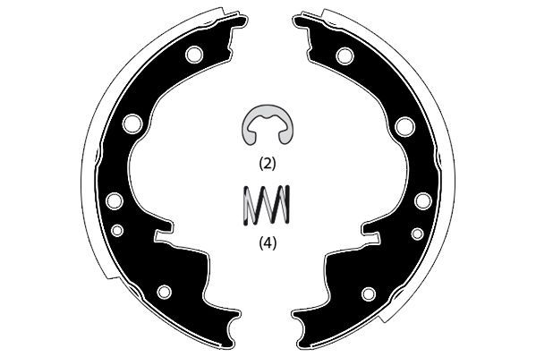 Stabdžių trinkelių komplektas RAICAM RA20251