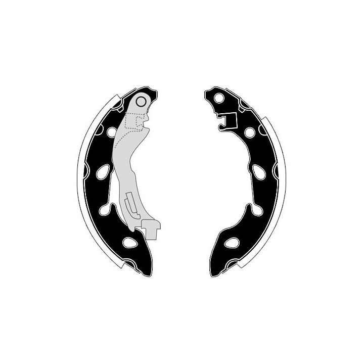 Stabdžių trinkelių komplektas RAICAM RA20830