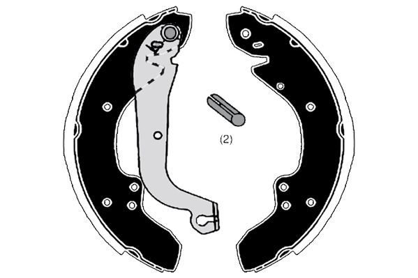 Stabdžių trinkelių komplektas RAICAM RA20930