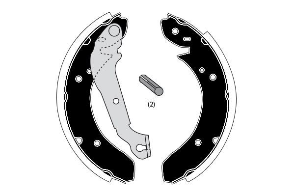 Stabdžių trinkelių komplektas RAICAM RA21350