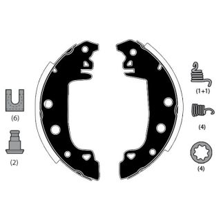 Stabdžių trinkelių komplektas RAICAM RA22850