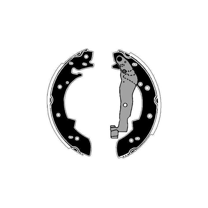 Stabdžių trinkelių komplektas RAICAM RA24290