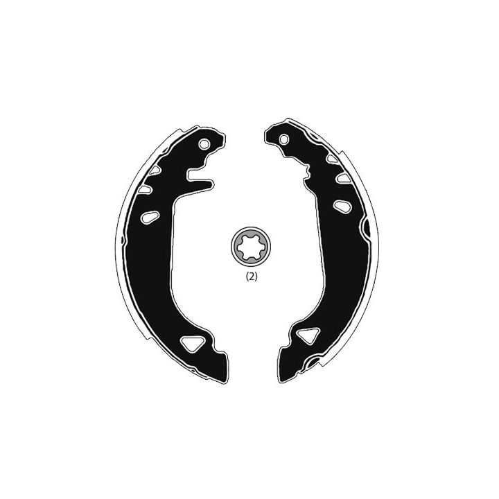 Stabdžių trinkelių komplektas RAICAM RA24780