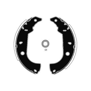 Stabdžių trinkelių komplektas RAICAM RA24860