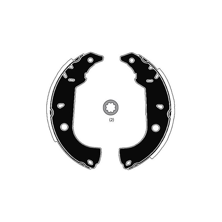 Stabdžių trinkelių komplektas RAICAM RA24860