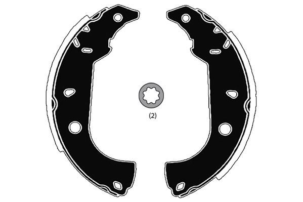 Stabdžių trinkelių komplektas RAICAM RA24860