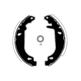 Stabdžių trinkelių komplektas RAICAM RA24880