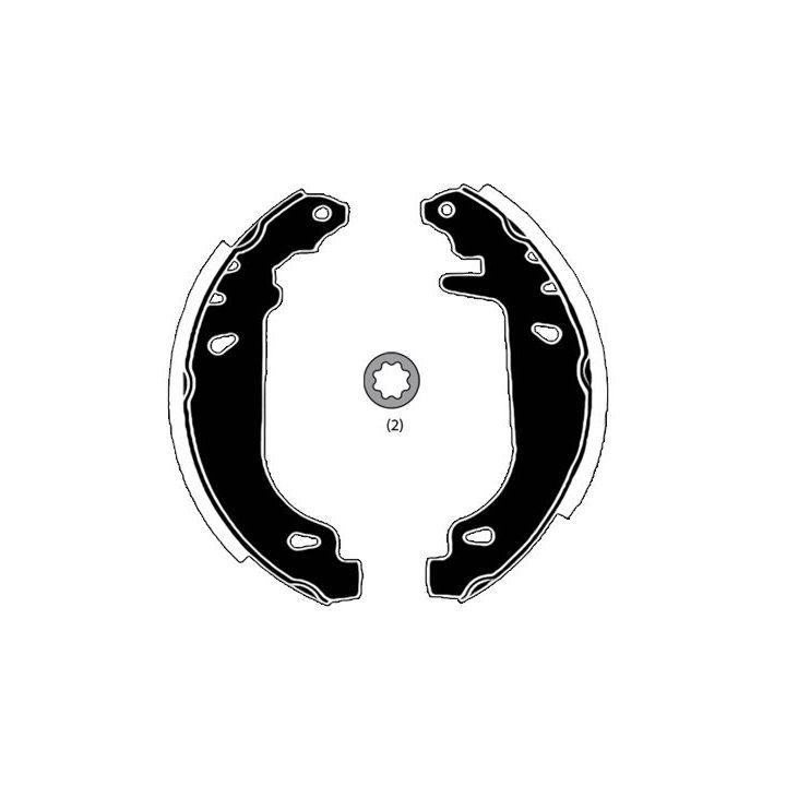 Stabdžių trinkelių komplektas RAICAM RA24880