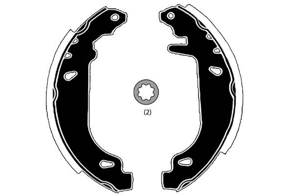 Stabdžių trinkelių komplektas RAICAM RA24880
