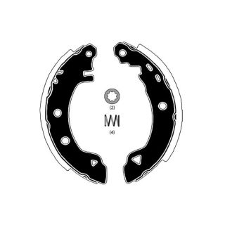 Stabdžių trinkelių komplektas RAICAM RA24920